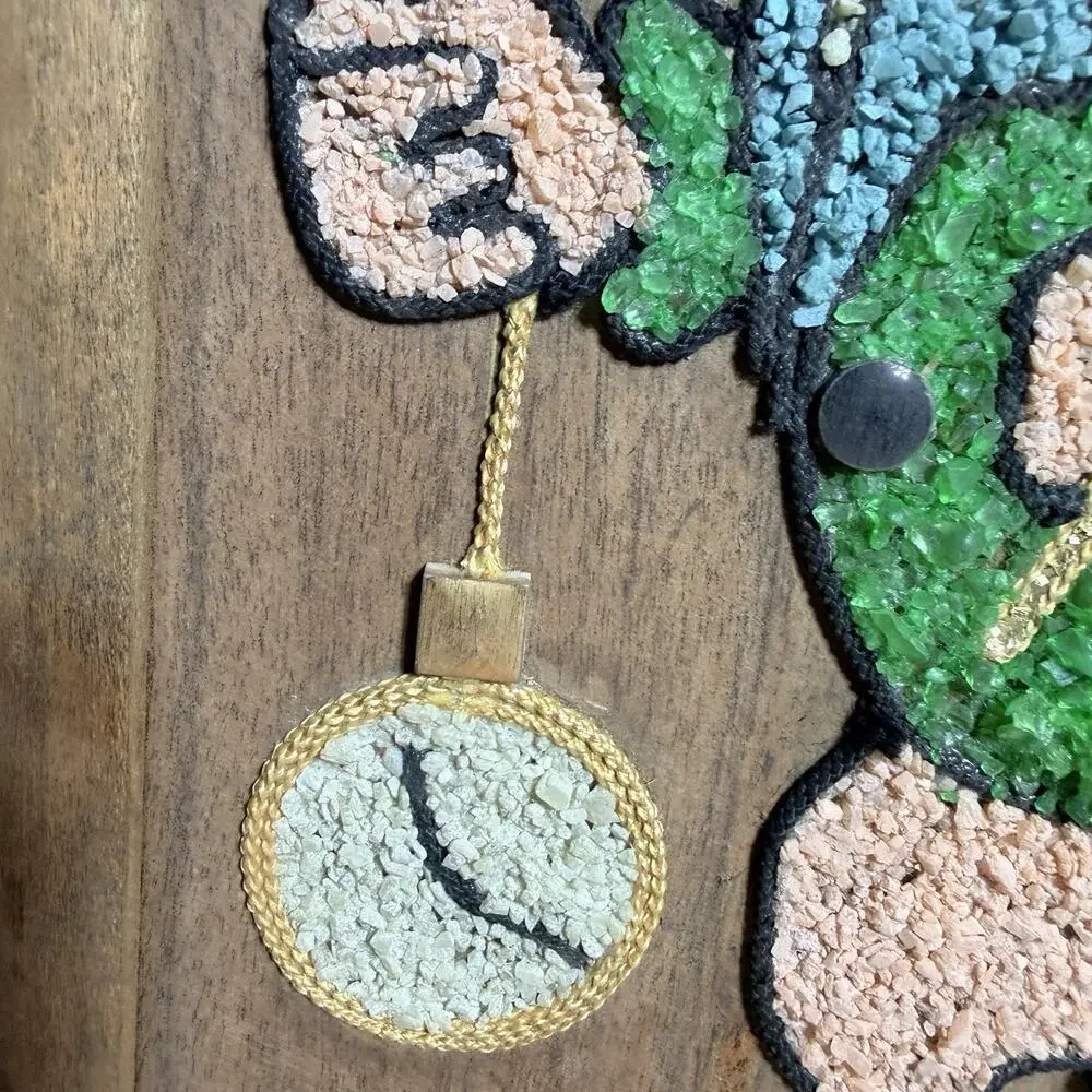Set Vtg Gravel Art Alice Wonderland White Rabbit Mad Hatter Pictures 17